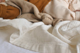 Oatmeal Oversized Muslin Cotton Swaddle