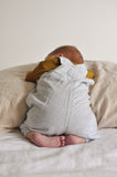 Lush Linen Oversized Swaddle in Oatmeal