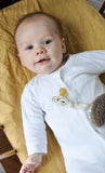 Gold Pure Linen Fitted Cot Sheet