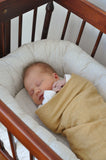 Lush Linen Oversized Swaddle in Gold